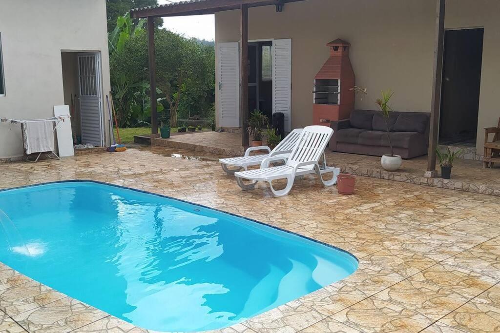 Casa De Campo Chacara Laranjeira Piscina, Balanco Villa Juquitiba Eksteriør billede